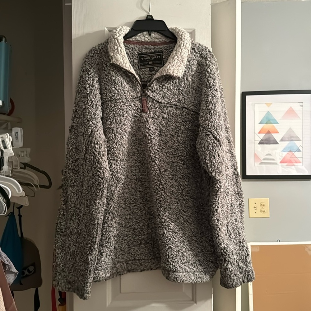 True Grit Sherpa pullover